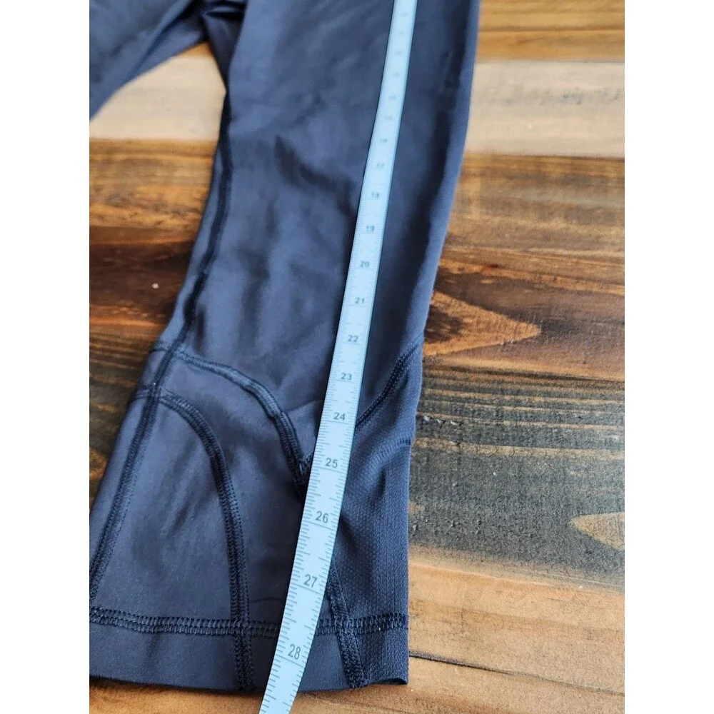 Lululemon Black Cropped Leggings Size 6